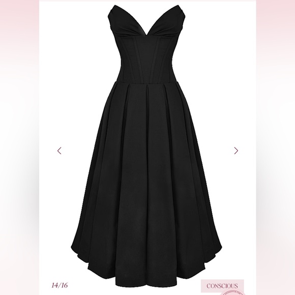 House of CB LADY
Black Strapless Midi Dress - Picture 8 of 9